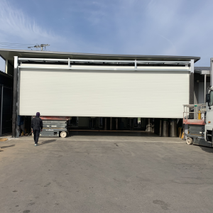 Large roller door in South Korea